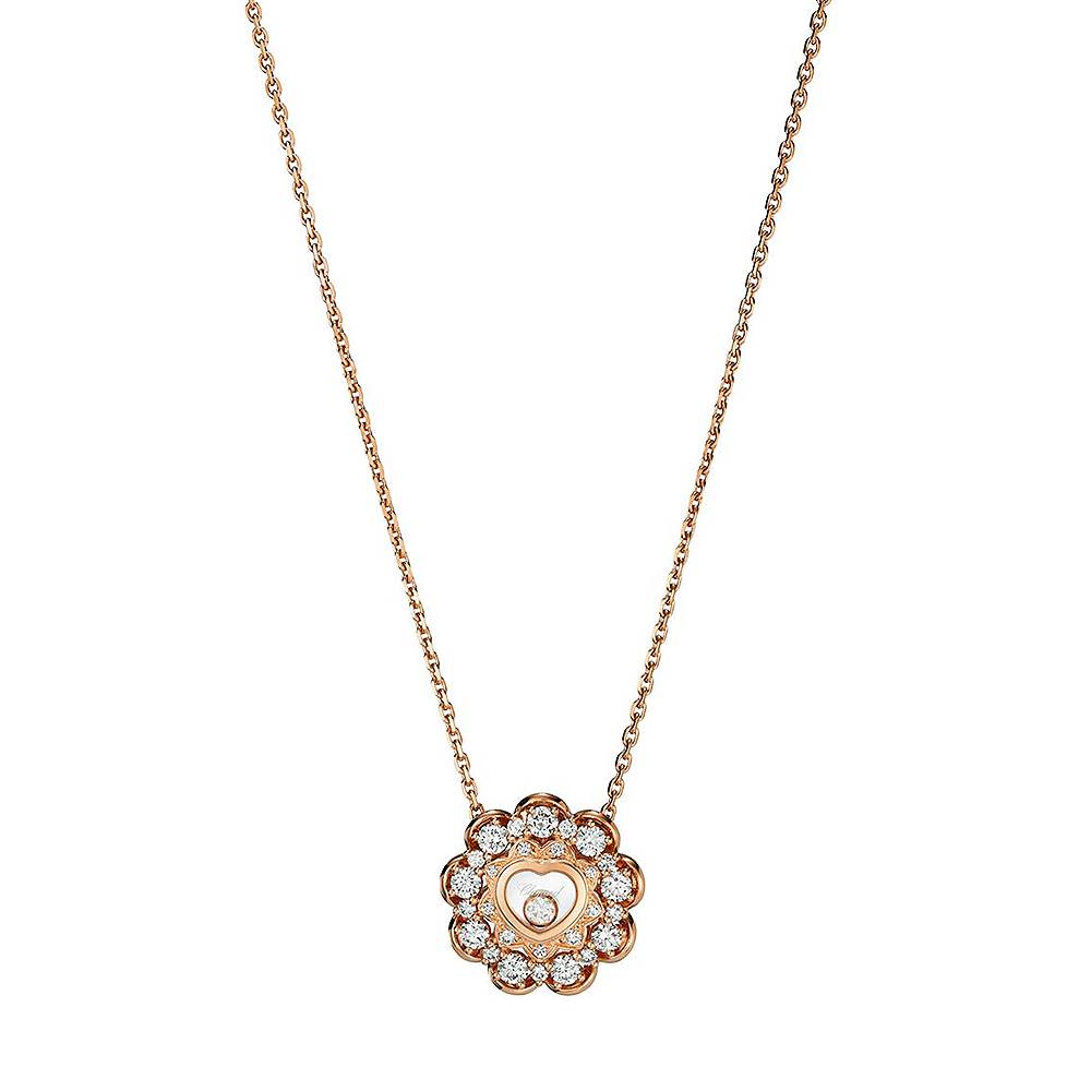 Necklace Chopard Happy Diamonds