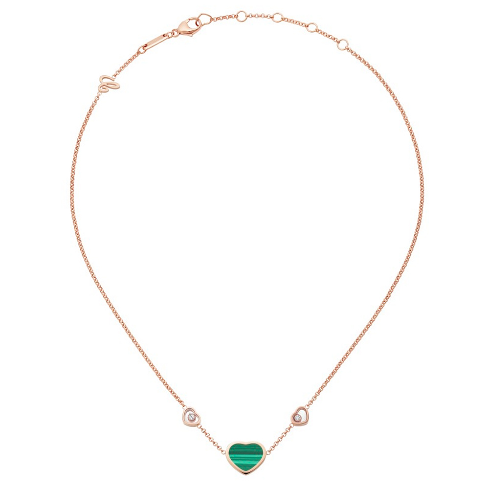 Necklace Chopard Happy Hearts