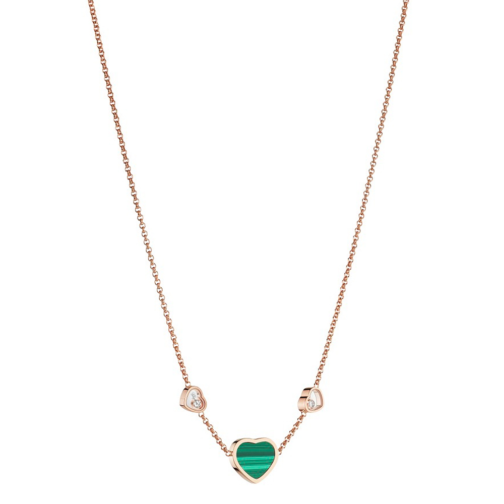 Necklace Chopard Happy Hearts
