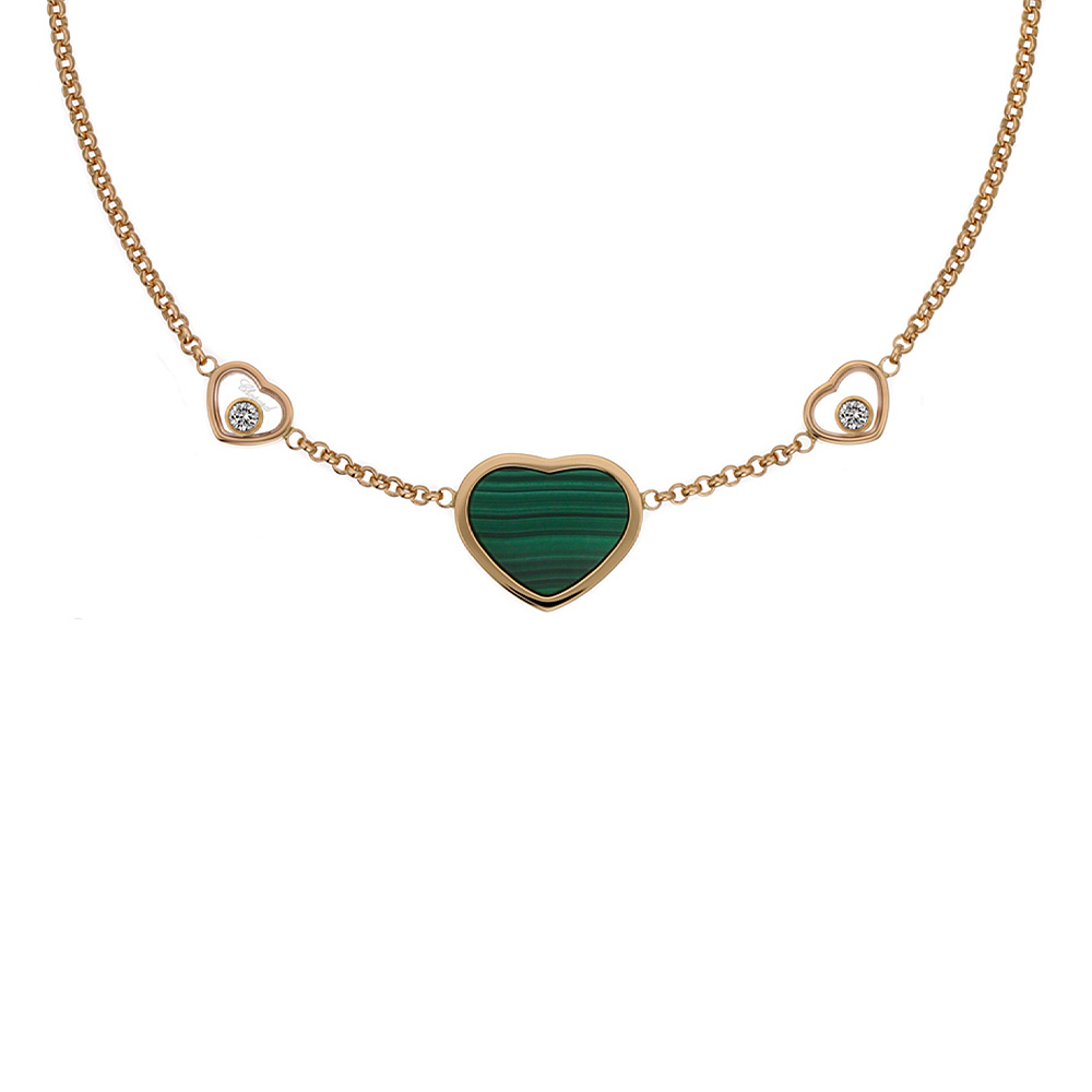 Necklace Chopard Happy Hearts