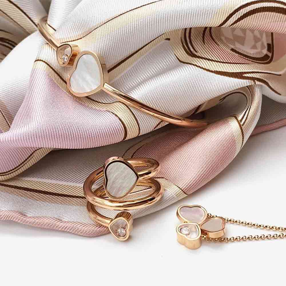 Колье Chopard Happy Hearts