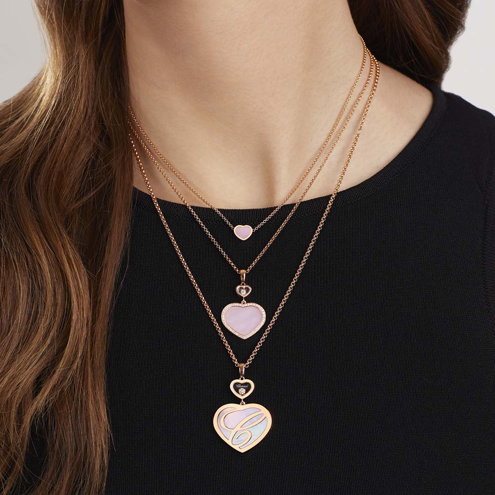 Necklace Chopard My Happy Hearts
