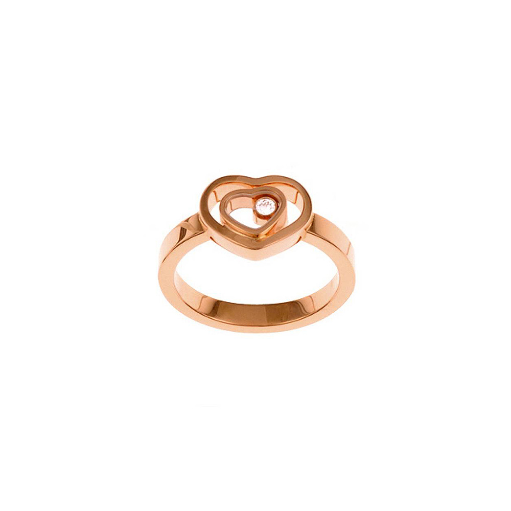 Кольцо Chopard Happy Diamonds Happy Hearts