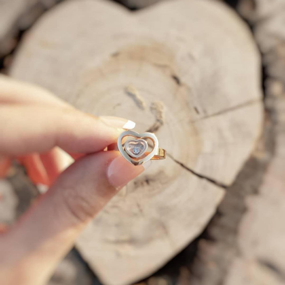 Кольцо Chopard Happy Diamonds Happy Hearts