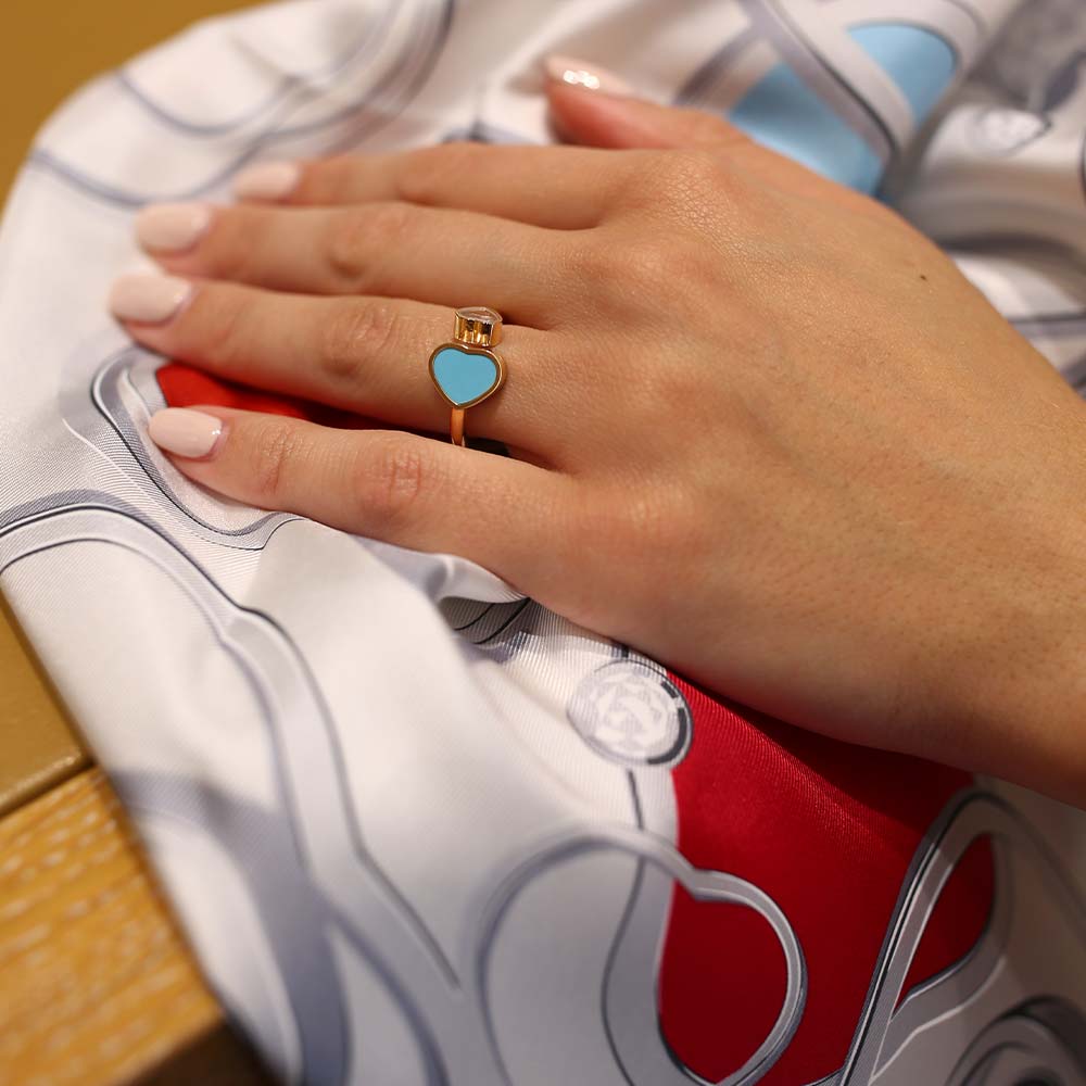 Кольцо Chopard Happy Hearts