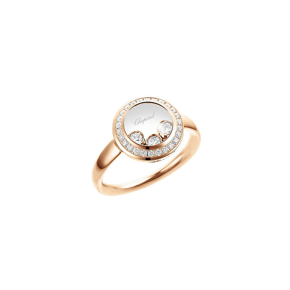 Кольцо Chopard Happy Diamonds Happy Curves