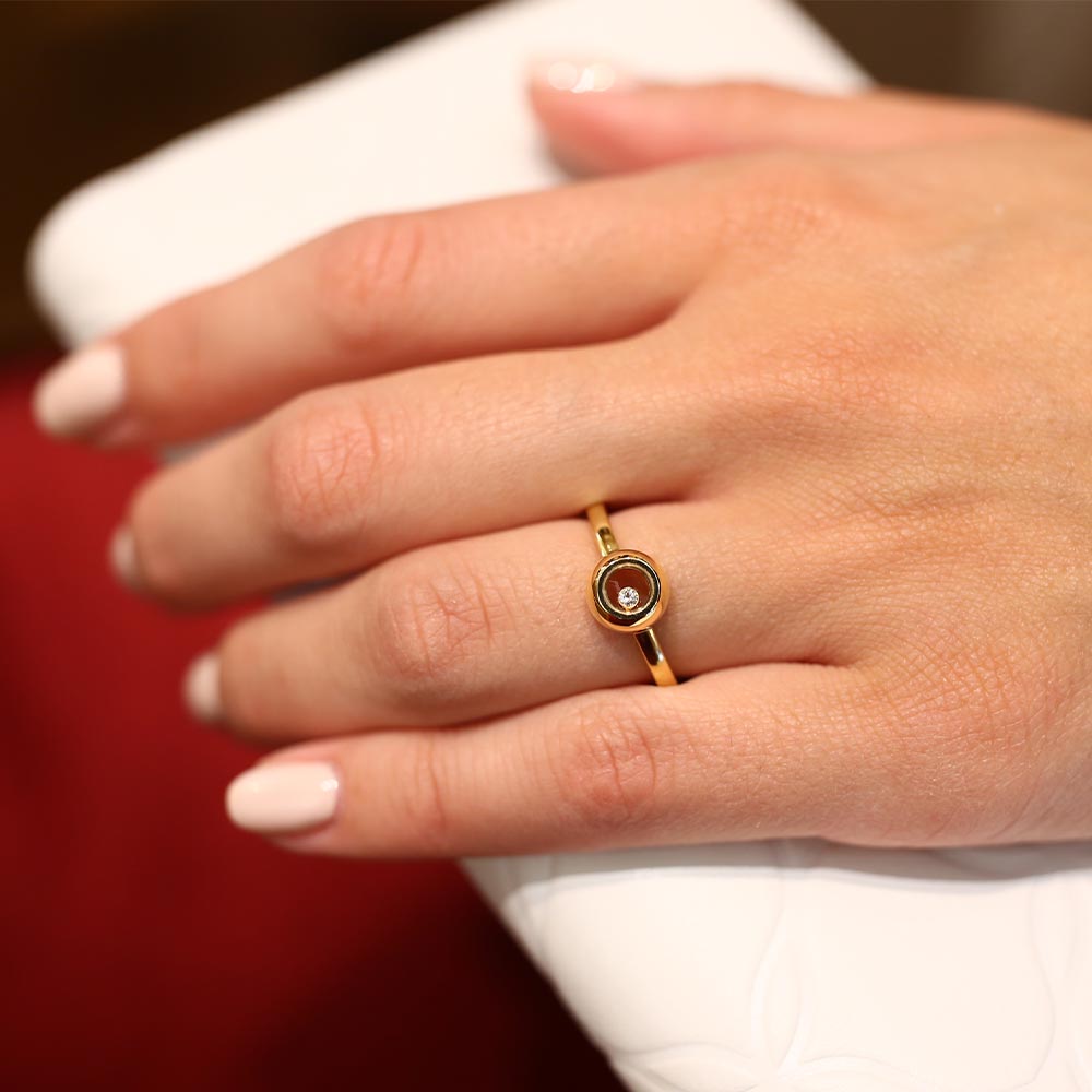 Ring Chopard Happy Diamonds Icons Round Ring Chopard Happy Diamonds Icons Round