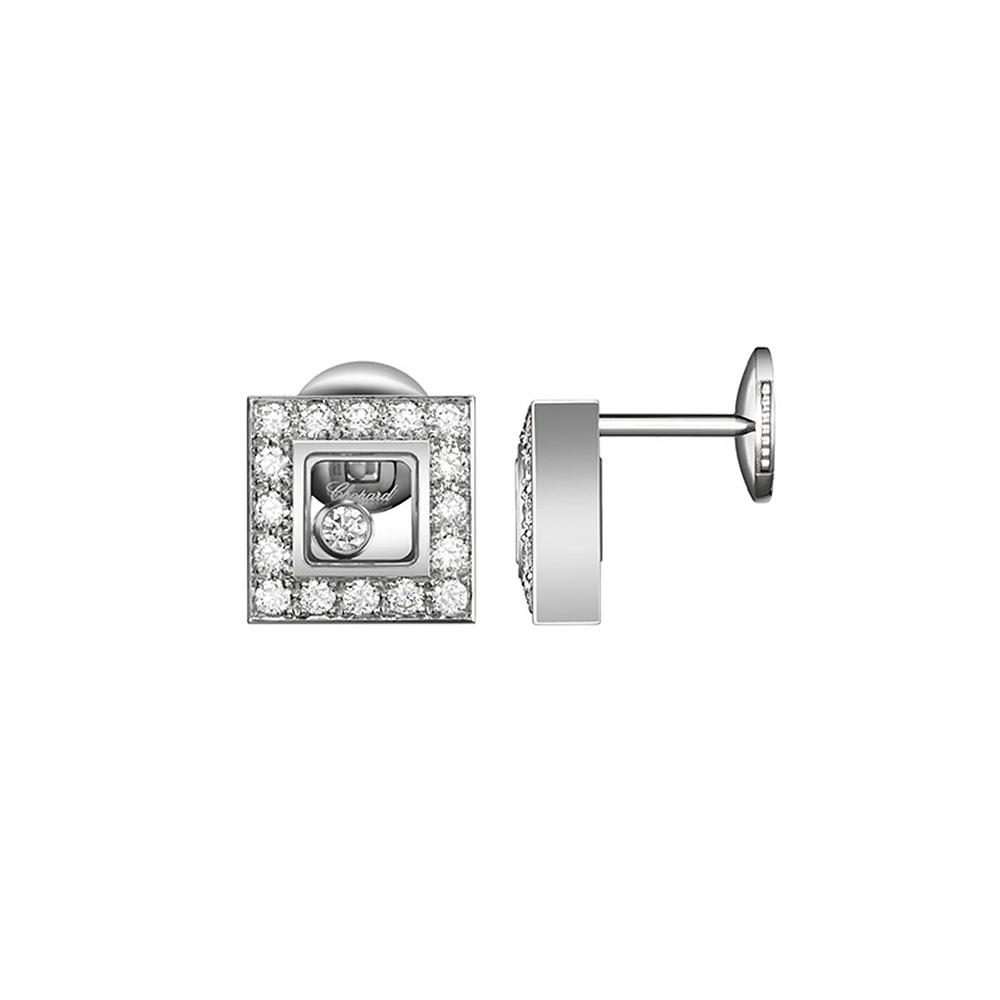 Серьги Chopard Happy Diamonds Icons Square