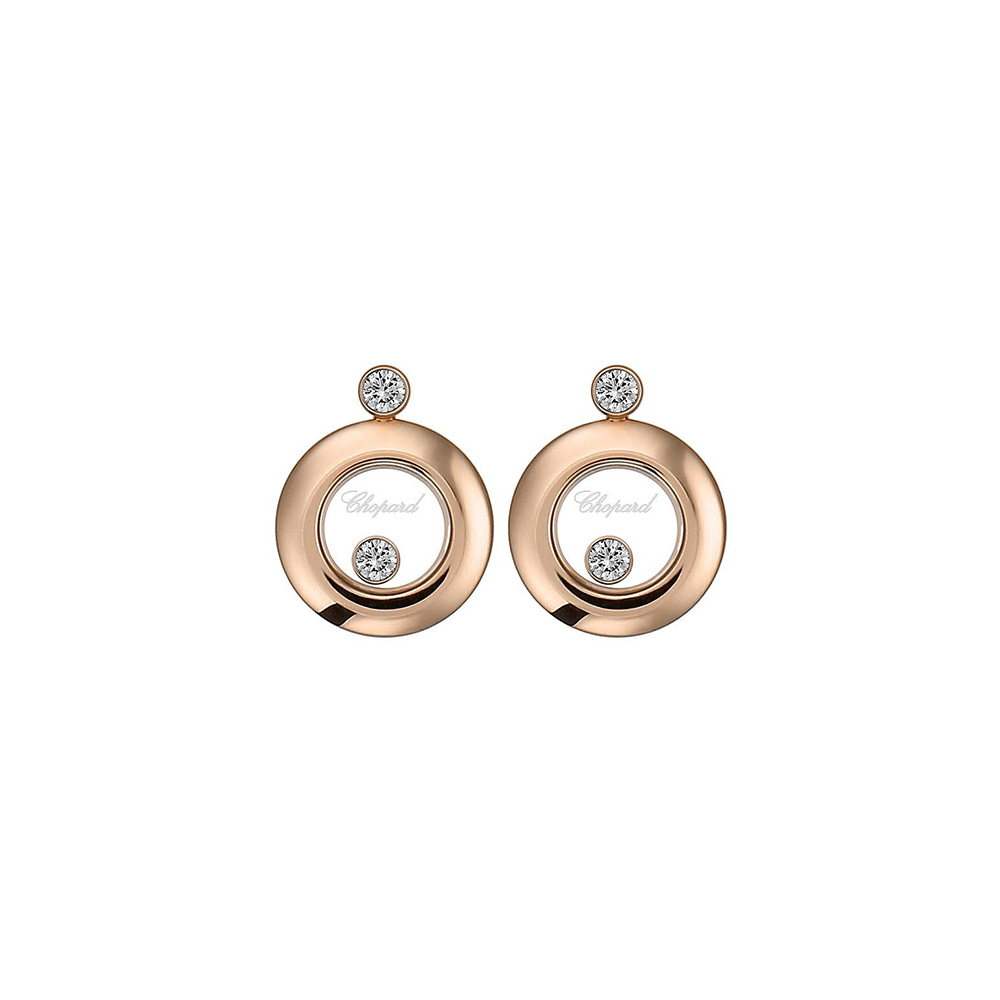 Серьги Chopard Happy Diamonds Icons Round