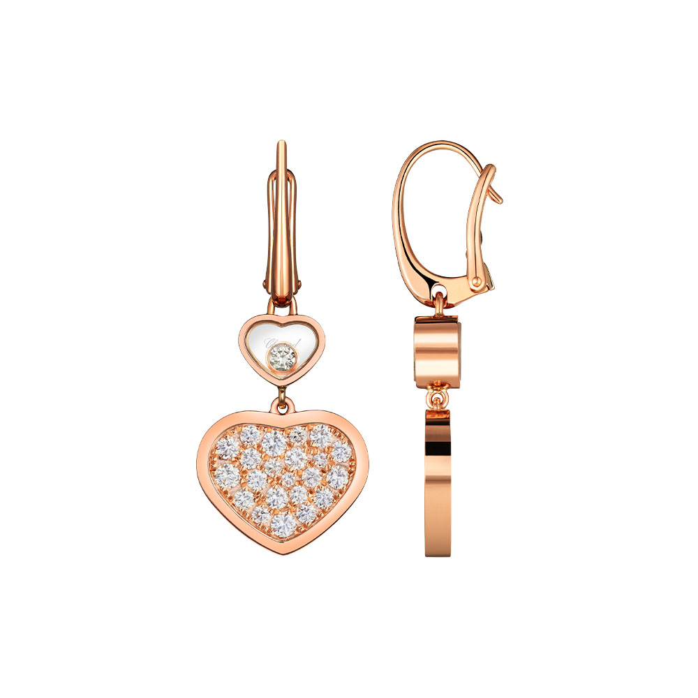 Earrings Chopard Happy Hearts