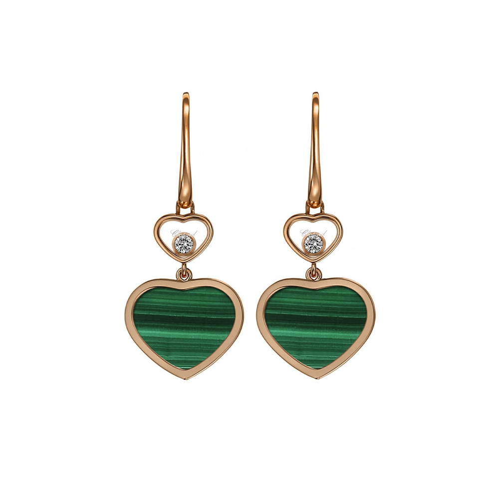Серьги Chopard Happy Hearts