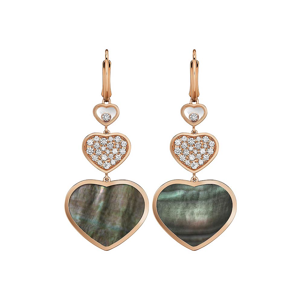 Серьги Chopard Happy Hearts