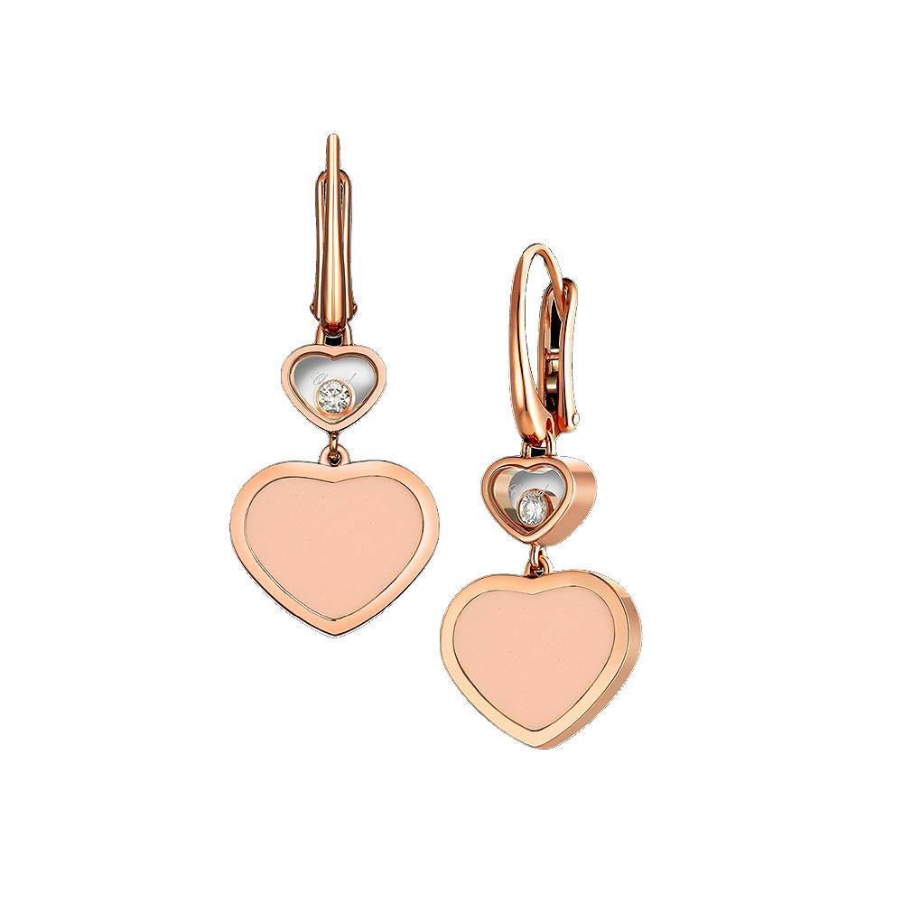 Серьги Chopard Happy Hearts