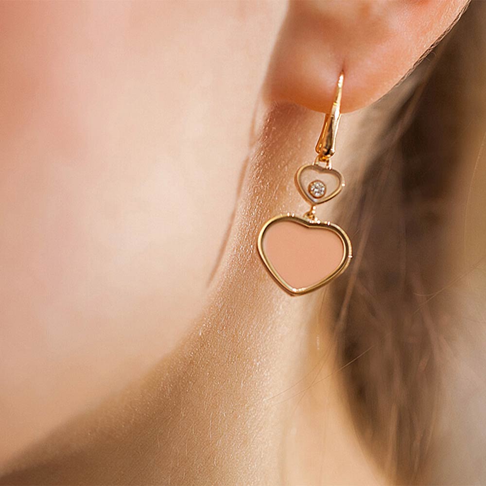 Серьги Chopard Happy Hearts