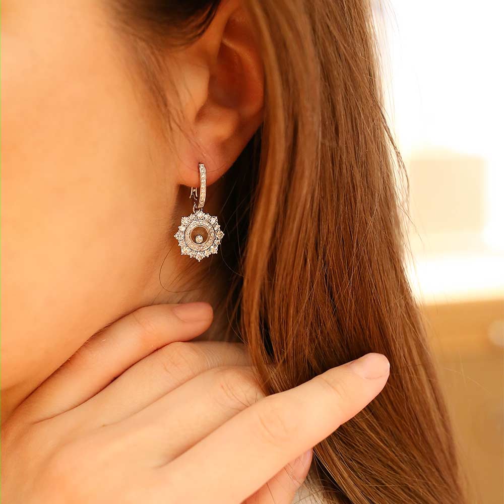 Earrings Chopard Happy Diamonds