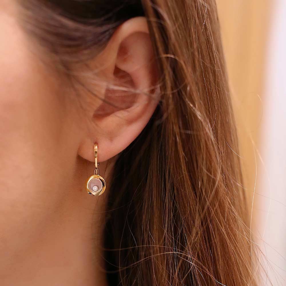 Earrings Chopard Happy Diamonds Icons Round Earrings Chopard Happy Diamonds Icons Round