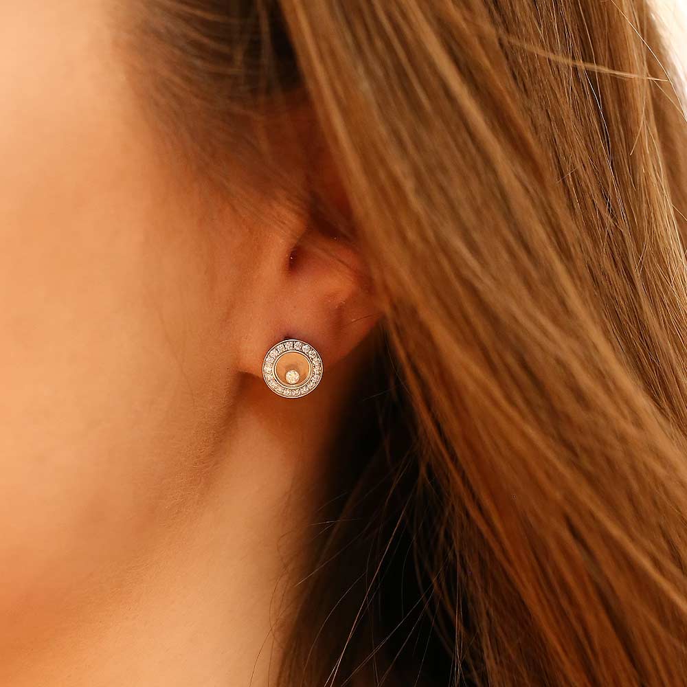 Earrings Chopard Happy Diamonds Icons Round