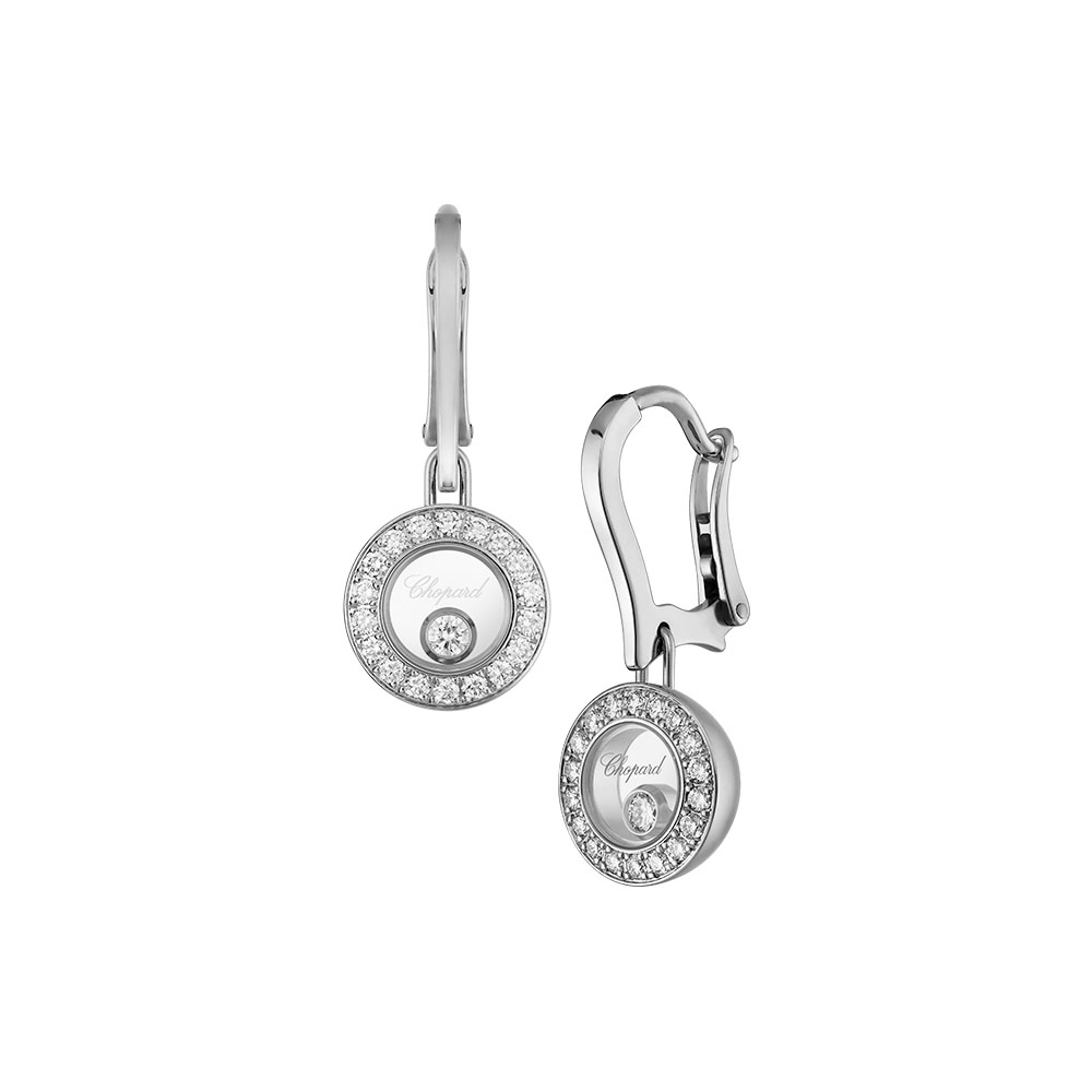 Earrings Chopard Happy Diamonds Icons Round Earrings Chopard Happy Diamonds Icons Round