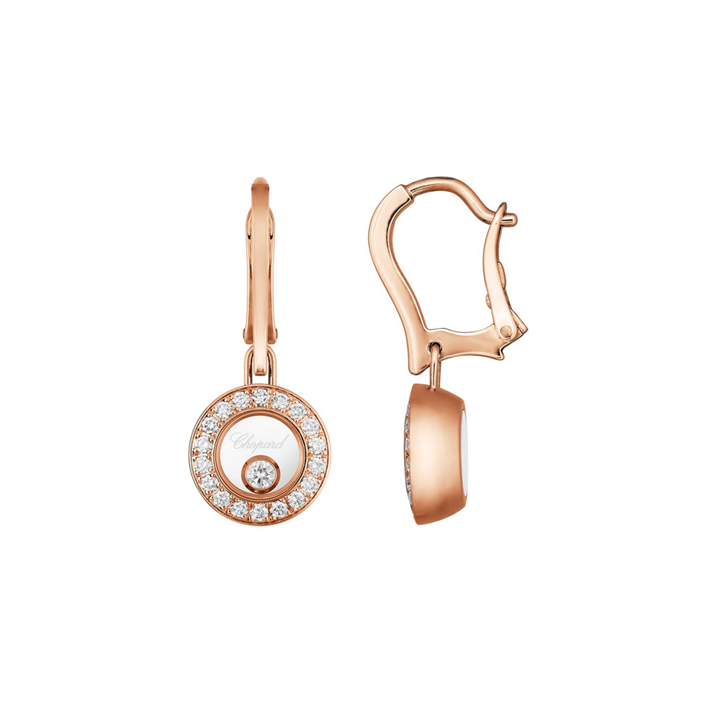Earrings Chopard Happy Diamonds Icons Round Earrings Chopard Happy Diamonds Icons Round