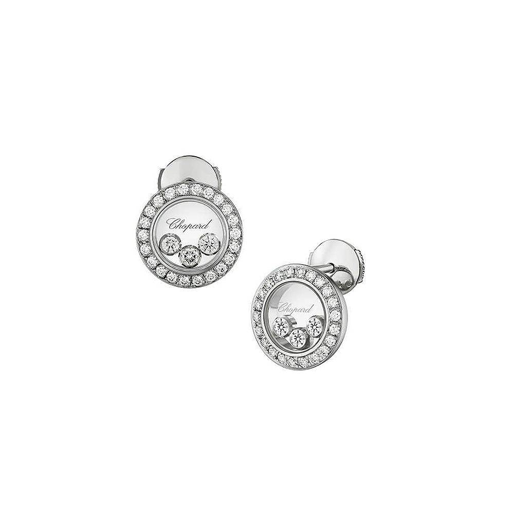 Серьги Chopard Happy Diamonds Icons Round