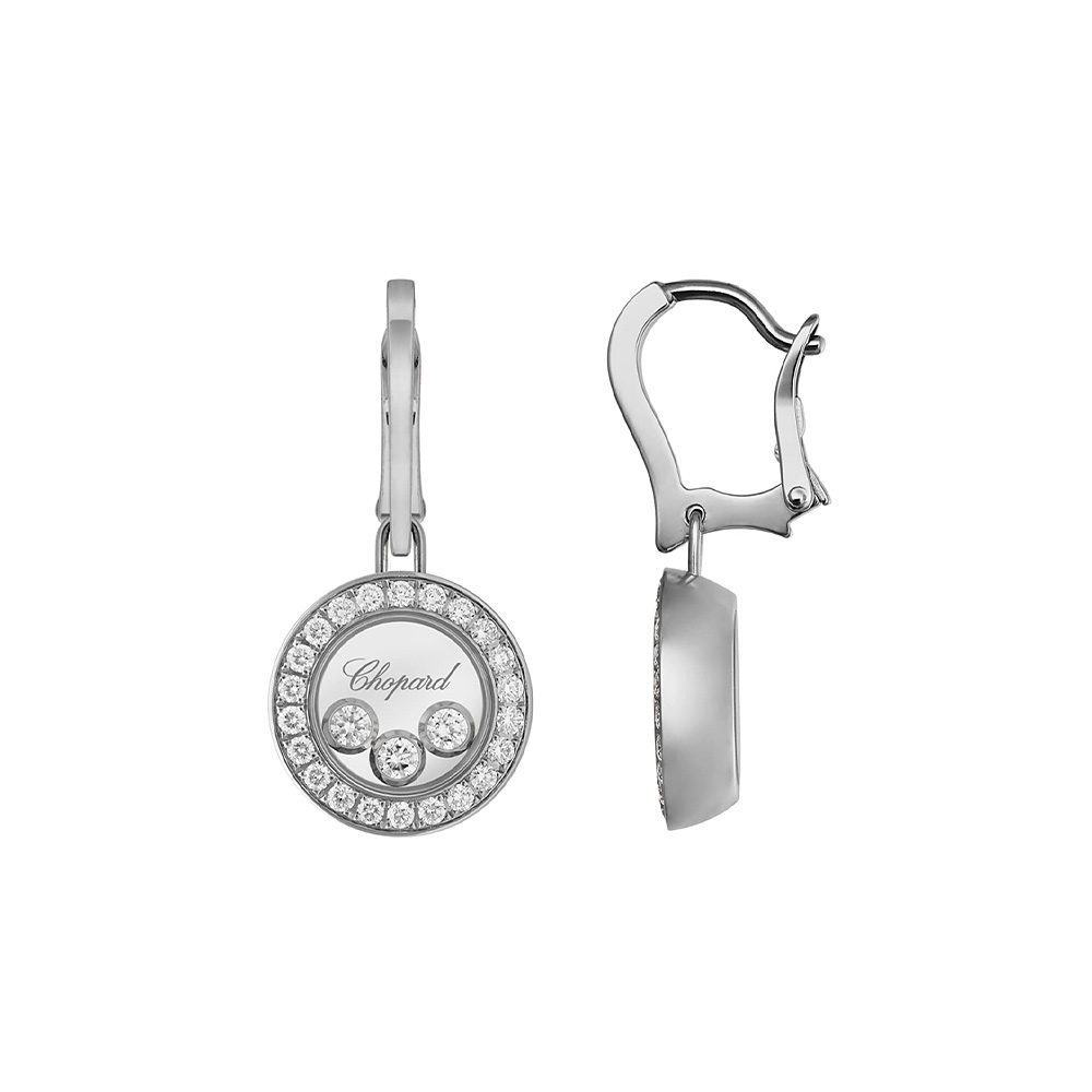 Earrings Chopard Happy Diamonds Icons Round Earrings Chopard Happy Diamonds Icons Round