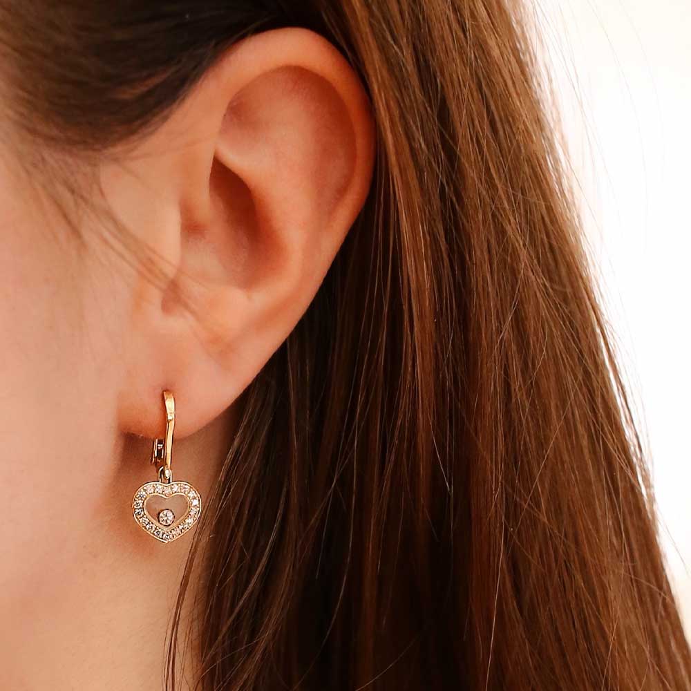 Серьги Chopard Happy Diamonds Icons Heart