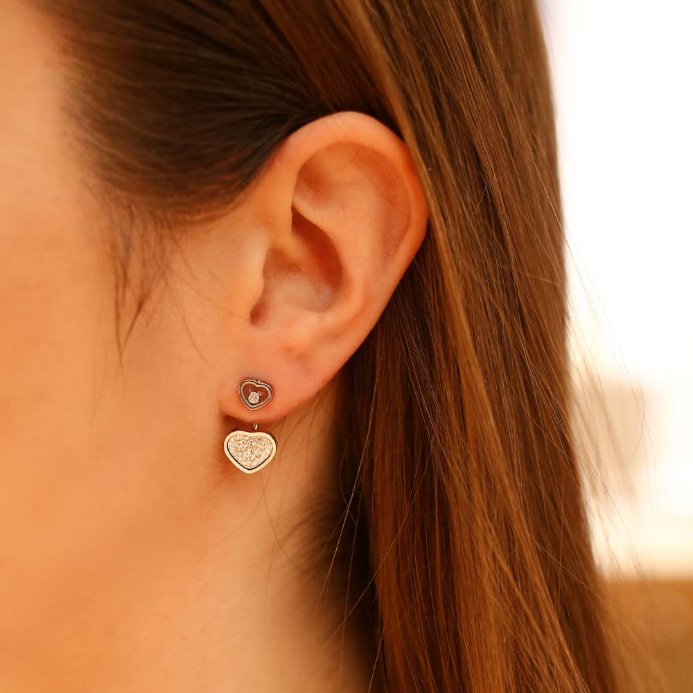 Earrings Chopard Happy Hearts