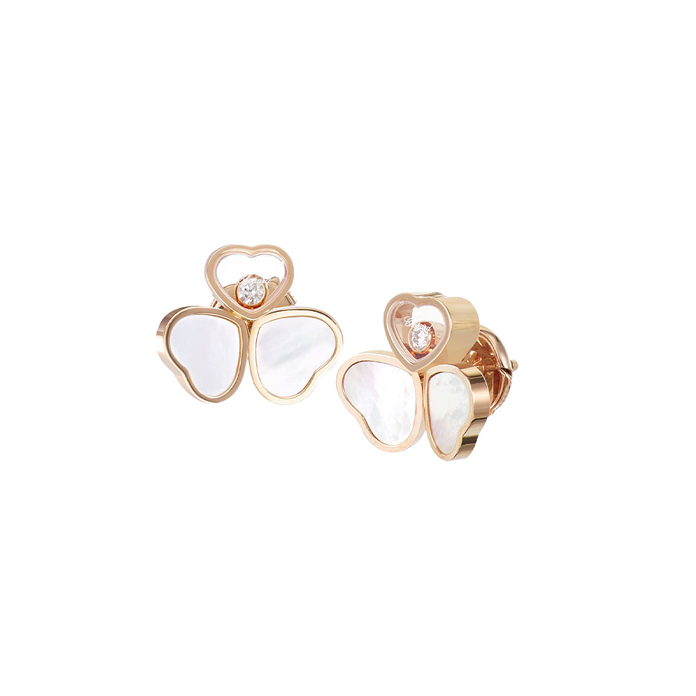 Серьги Chopard Happy Hearts