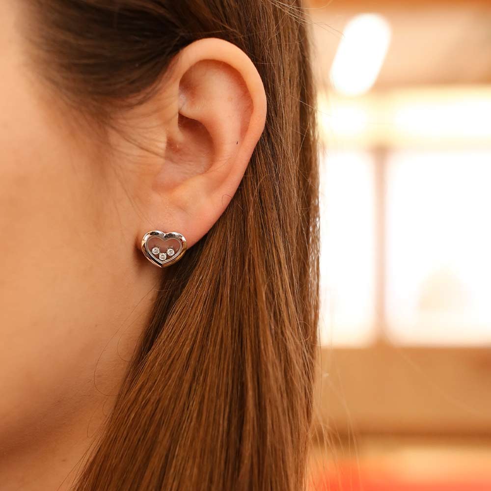 Серьги Chopard Happy Diamonds Icons Heart