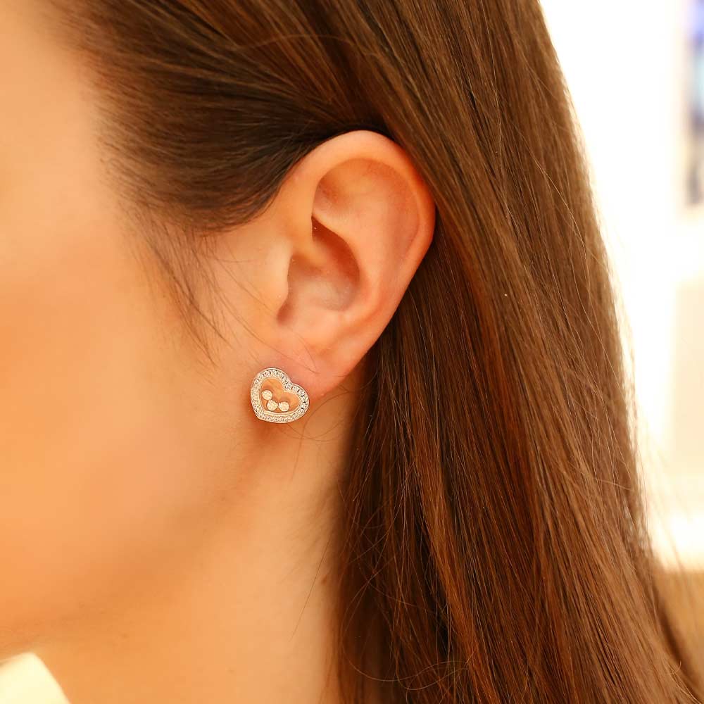 Earrings Chopard Happy Diamonds Icons Heart Earrings Chopard Happy Diamonds Icons Heart