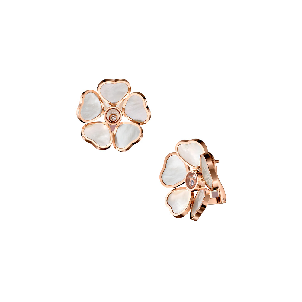 Серьги Chopard Happy Hearts