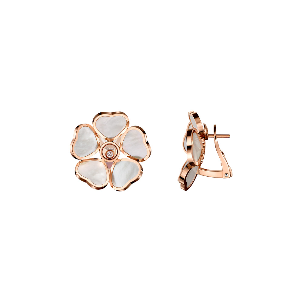 Серьги Chopard Happy Hearts