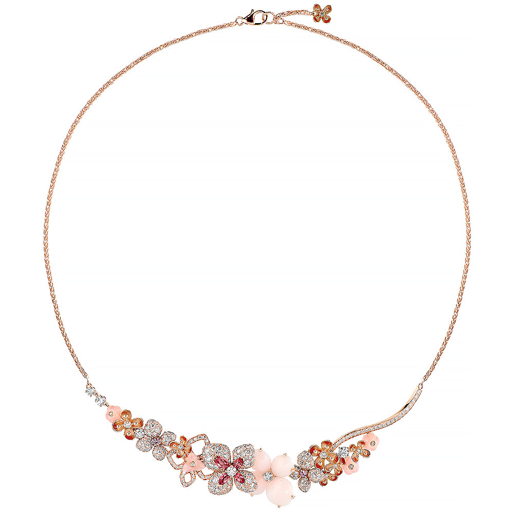 Колье Chaumet Hortensia с бриллиантами