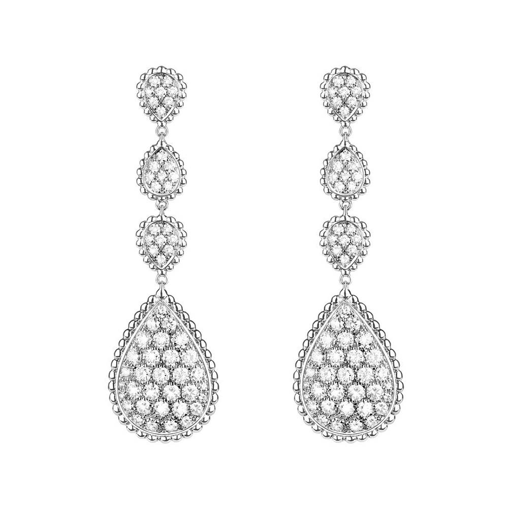 Серьги-подвески Boucheron Serpent Boheme