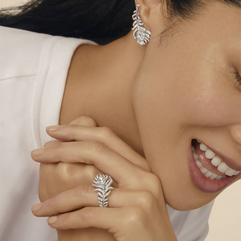 Кольцо Boucheron Plume de Paon
