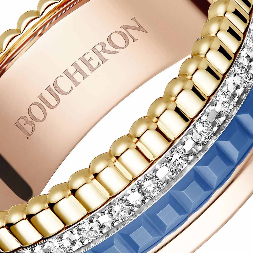Кольцо Boucheron Quatre Blue Edition