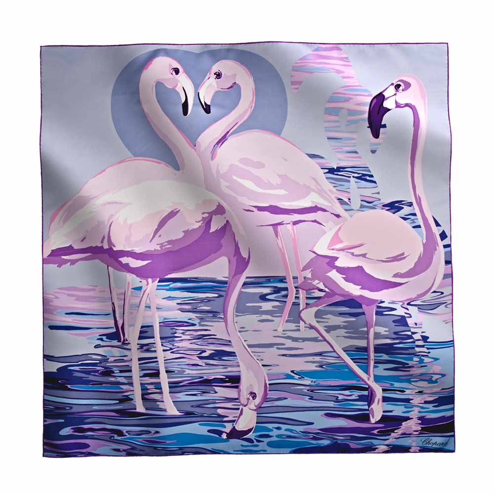 Платок Chopard Flamingo