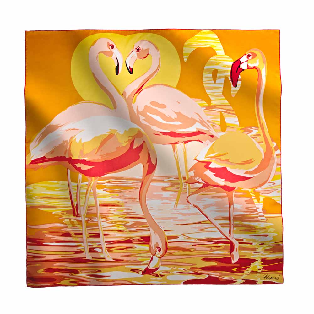 Платок Chopard Flamingo