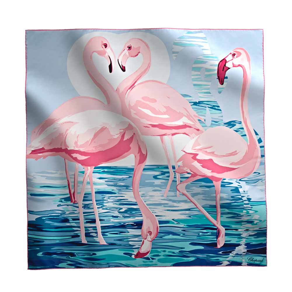 Платок Chopard Flamingo