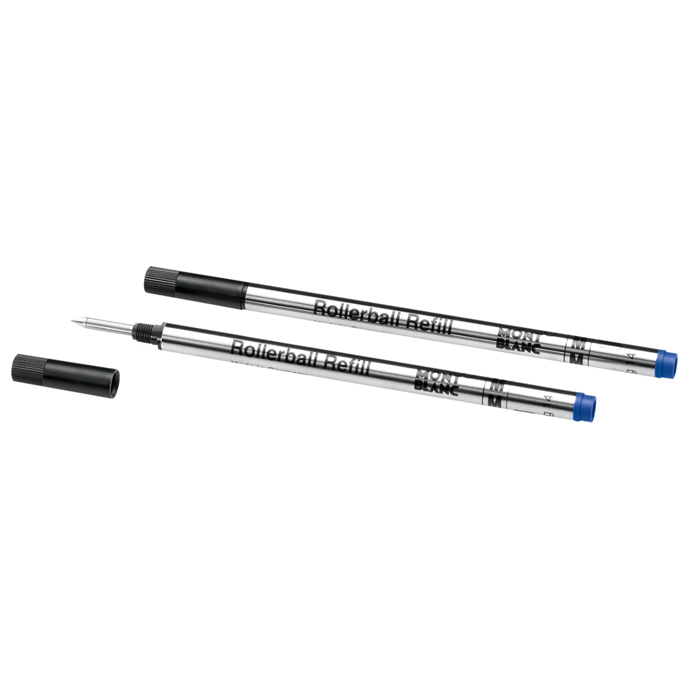 2 Rollerball Refills (M) Montblanc, Royal Blue