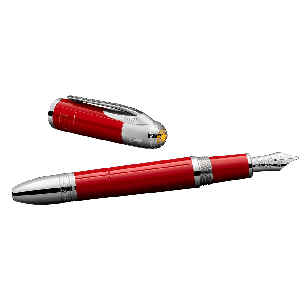 Перьевая ручка Montblanc Great Characters Enzo Ferrari, M Перьевая ручка Montblanc Great Characters Enzo Ferrari, M
